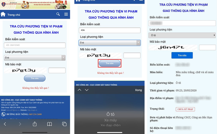 Cách tra cứu phạt nguội nhanh nhất trên điện thoại và máy tính - 3