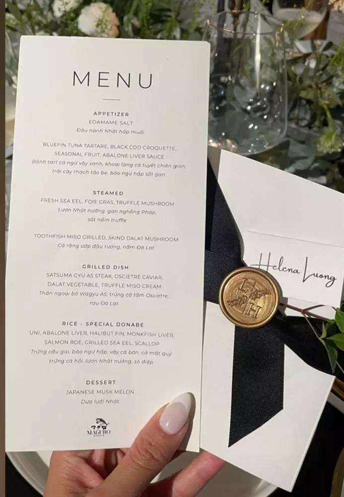 Thực đơn trong tiệc kỷ niệm 10 năm ngày cưới của Tăng Thanh Hà có gì đặc biệt? - 2