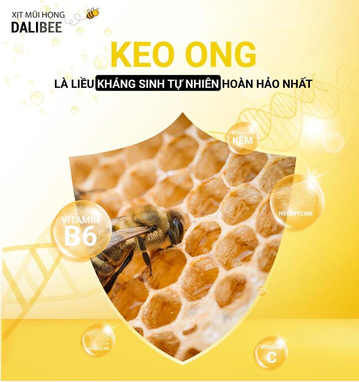 Keo ong - kháng sinh tự nhiên cho hệ hô hấp của trẻ - 2