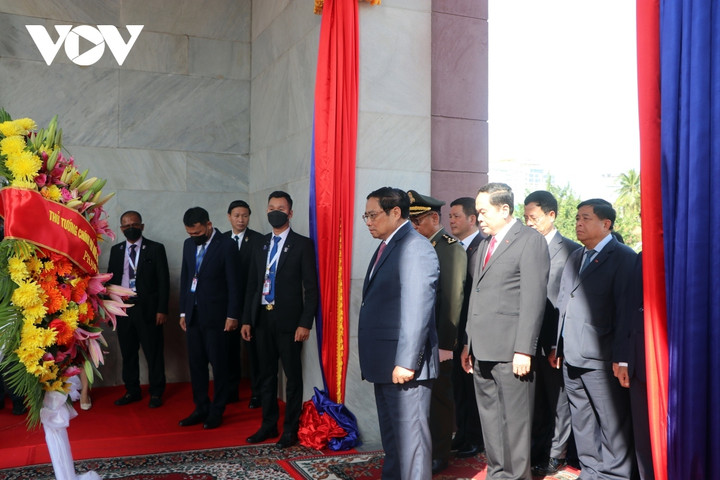 Thủ tướng Campuchia Hun Sen chủ trì Lễ đón chính thức Thủ tướng Phạm Minh Chính - 7