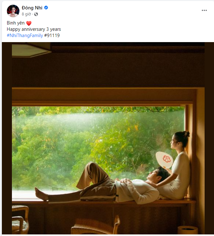 Đông Nhi – Ông Cao Thắng khoe khoảnh khắc bình yên kỉ niệm 3 năm ngày cưới - 2