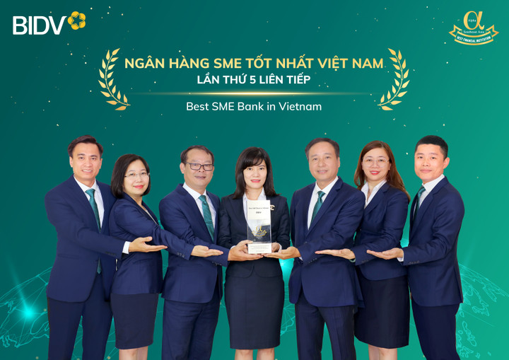 BIDV nhận giải thưởng 'Ngân hàng SME tốt nhất Việt Nam' lần thứ 5 liên tiếp - 1
