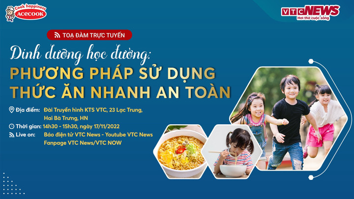 Phương pháp sử dụng thức ăn nhanh an toàn - Tọa đàm dinh dưỡng dành cho cha mẹ - 1