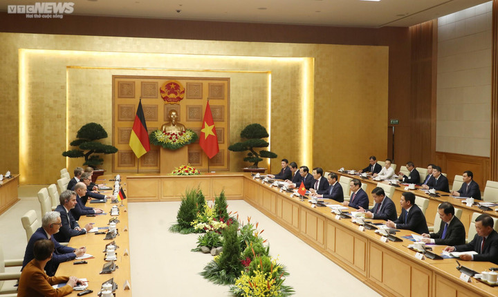Thủ tướng Phạm Minh Chính hội đàm với Thủ tướng Đức Olaf Scholz - 5