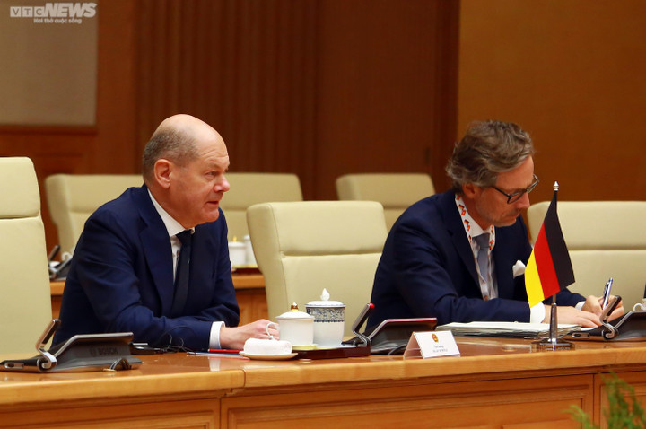 Thủ tướng Phạm Minh Chính hội đàm với Thủ tướng Đức Olaf Scholz - 4