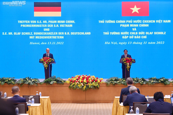 Thủ tướng Phạm Minh Chính hội đàm với Thủ tướng Đức Olaf Scholz - 6