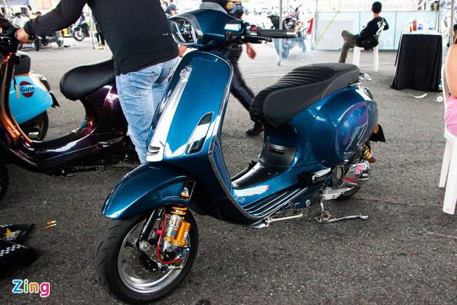 Chủ xe chi hơn 700 triệu đồng để nâng cấp Vespa Sprint - 1