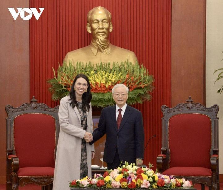 Tổng Bí thư Nguyễn Phú Trọng tiếp Thủ tướng New Zealand Jacinda Ardern - 1