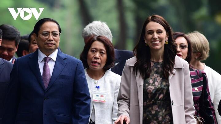 Thủ tướng Phạm Minh Chính chủ trì Lễ đón và hội đàm với Thủ tướng New Zealand - 6