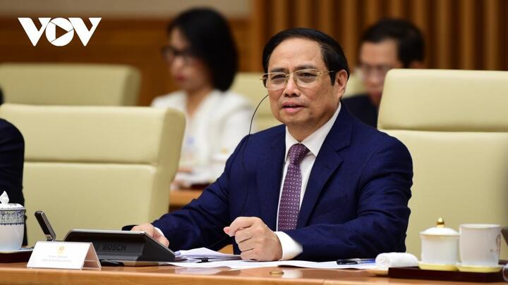 Thủ tướng Phạm Minh Chính chủ trì Lễ đón và hội đàm với Thủ tướng New Zealand - 11