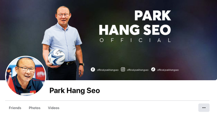 HLV Park Hang Seo lần đầu dùng Facebook - 1