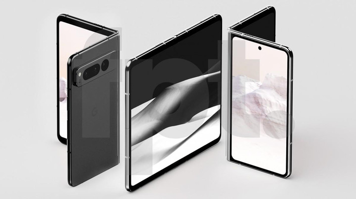 Google Pixel Fold lộ ảnh render: Đối thủ 'nặng ký' dòng smartphone màn hình gập - 2