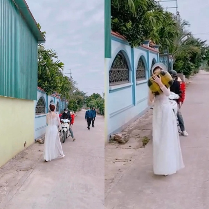 Khoảnh khắc hài hước khi cô dâu tạm thời 'nghỉ cưới' sau cuộc gọi của shipper - 3