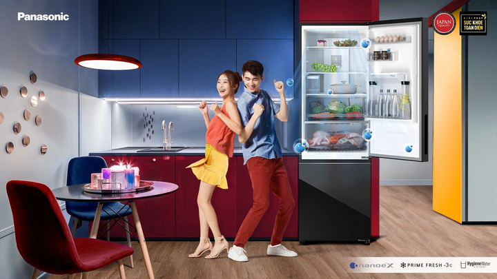 Ra mắt dòng tủ lạnh 2 cánh lần đầu tích hợp công nghệ nanoe™ X siêu sạch khuẩn - 2
