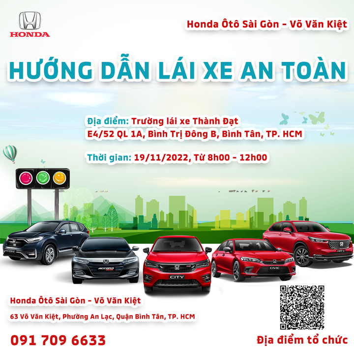 Honda Ô tô Sài Gòn - Võ Văn Kiệt tổ chức hướng dẫn kỹ năng lái xe an toàn - 1