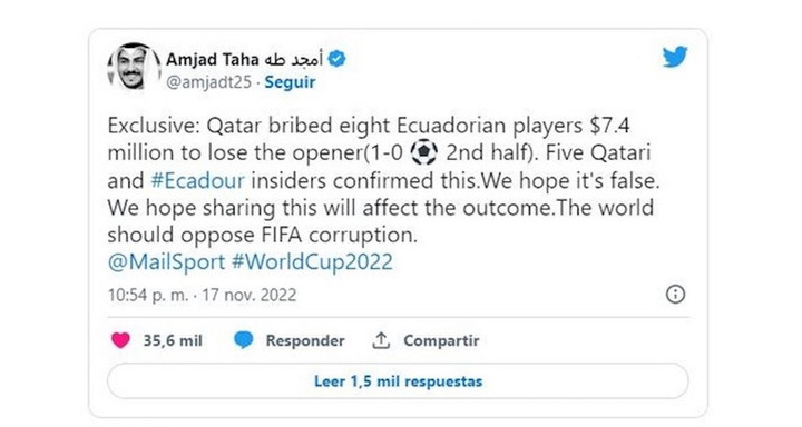 Nghi án Qatar hối lộ 7,4 triệu USD cho Ecuador để thắng trận tại World Cup 2022 - 1