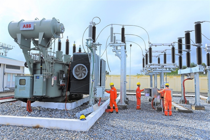 Công trường dự án đường dây và trạm biến áp 110kV Nga Sơn trước khi vận hành - 13