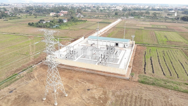 Công trường dự án đường dây và trạm biến áp 110kV Nga Sơn trước khi vận hành - 2