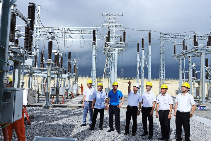 Công trường dự án đường dây và trạm biến áp 110kV Nga Sơn trước khi vận hành - 3