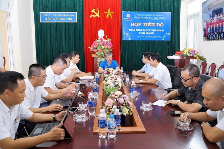 Công trường dự án đường dây và trạm biến áp 110kV Nga Sơn trước khi vận hành - 6