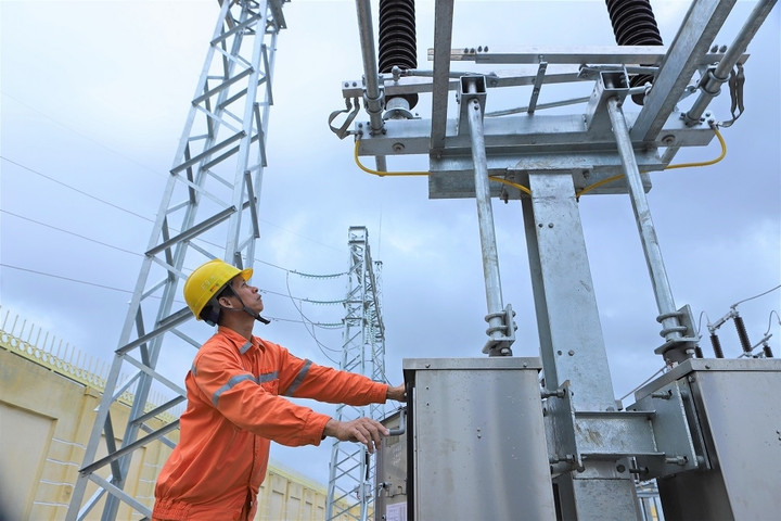 Công trường dự án đường dây và trạm biến áp 110kV Nga Sơn trước khi vận hành - 7