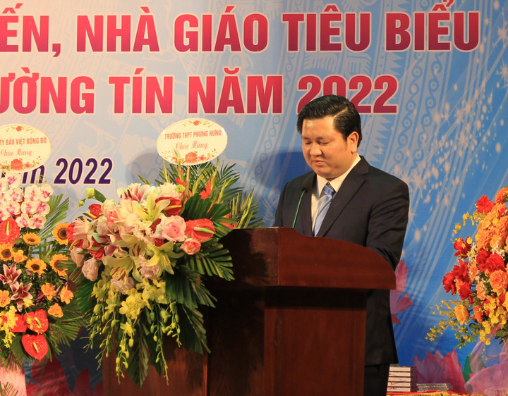 Hà Nội: Huyện Thường Tín tuyên dương các nhà giáo tiêu biểu năm 2022 - 4