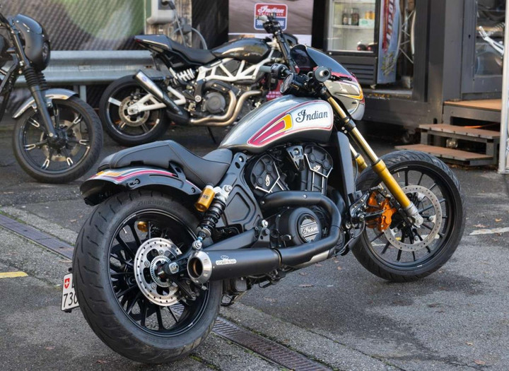 Chiêm ngưỡng Indian Scout Rogue với phiên bản custom bởi Hardnine Choppers - 2