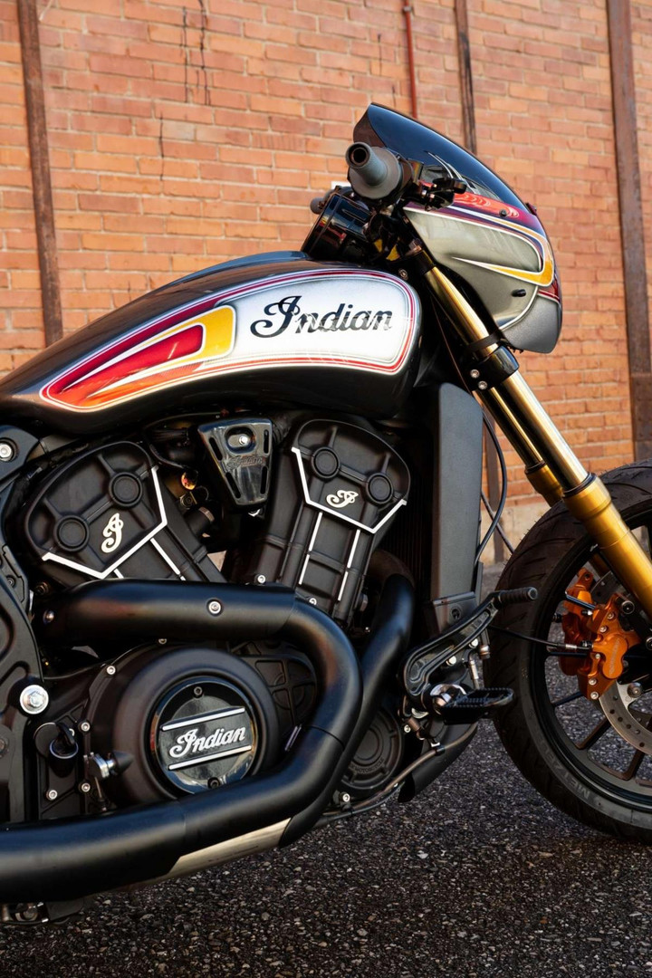 Chiêm ngưỡng Indian Scout Rogue với phiên bản custom bởi Hardnine Choppers - 13