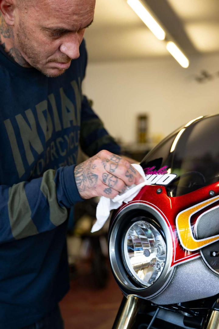Chiêm ngưỡng Indian Scout Rogue với phiên bản custom bởi Hardnine Choppers - 15