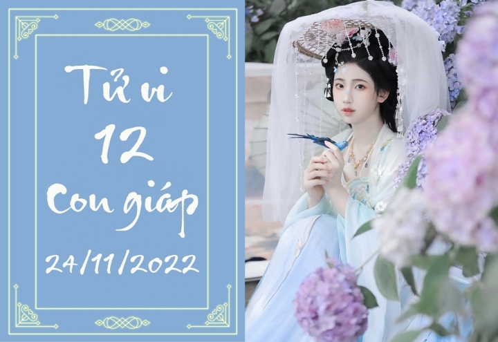 Tử vi ngày 24/11/2023 của 12 con giáp