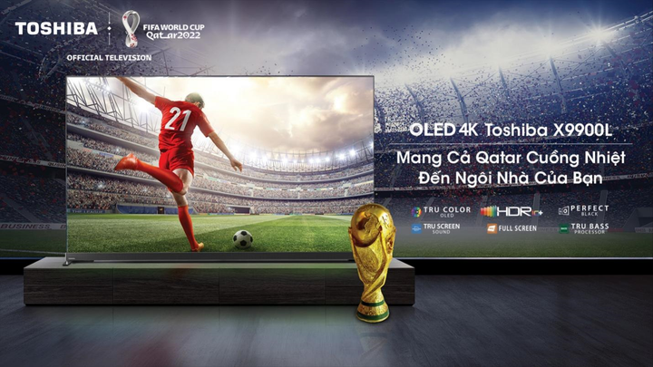 TV Toshiba màn hình thế hệ mới 'đổ bộ' Việt Nam trước thềm FIFA World Cup 2022 - 1