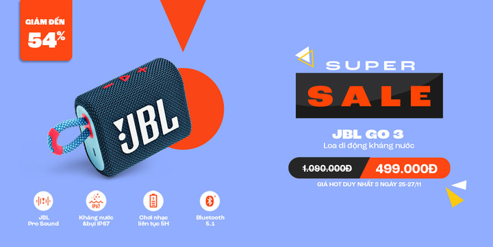 4 mẫu loa, tai nghe JBL giá tốt nhất dịp Black Friday - 2