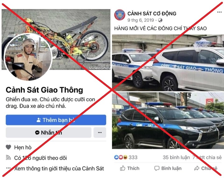 Gần 400 trang mạng xã hội giả mạo lực lượng công an - 1