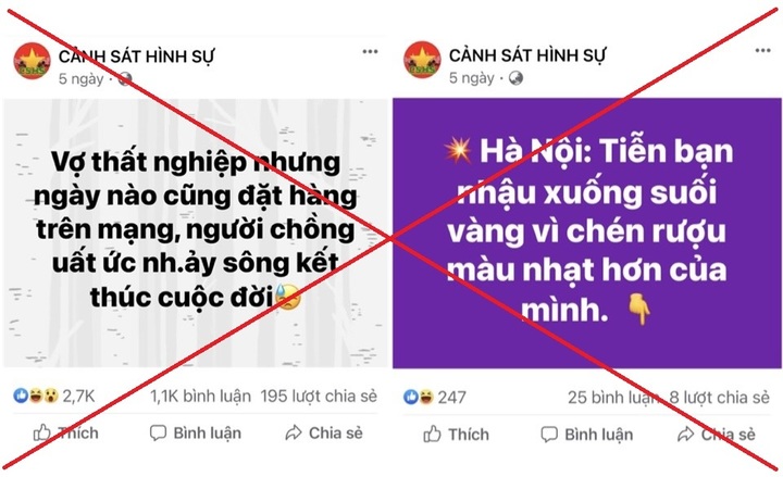 Gần 400 trang mạng xã hội giả mạo lực lượng công an - 2