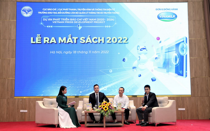Dự án phát triển báo chí Việt Nam tổ chức Lễ ra mắt sách năm 2022 - 2