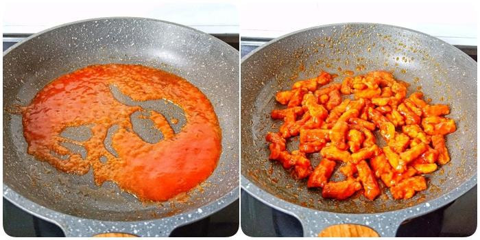 Thịt thăn sốt chua ngọt thơm mềm, đưa cơm