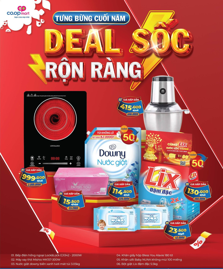 Co.opmart và Co.opXtra tiếp tục ủng hộ Shopping Season với hàng nghìn deal 'sốc' - 1