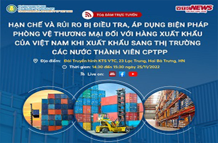 VTC News tổ chức tọa đàm về phòng vệ thương mại khi Việt Nam tham gia CPTPP - 1