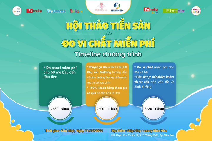 Xuất hiện Hội thảo tiền sản và Đo vi chất miễn phí lớn nhất Đồng Nai - 2