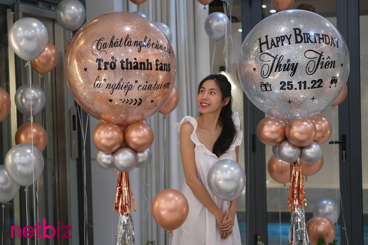 Thủy Tiên bất ngờ với tiệc sinh nhật do Công Vinh và fans bí mật thực hiện - 9