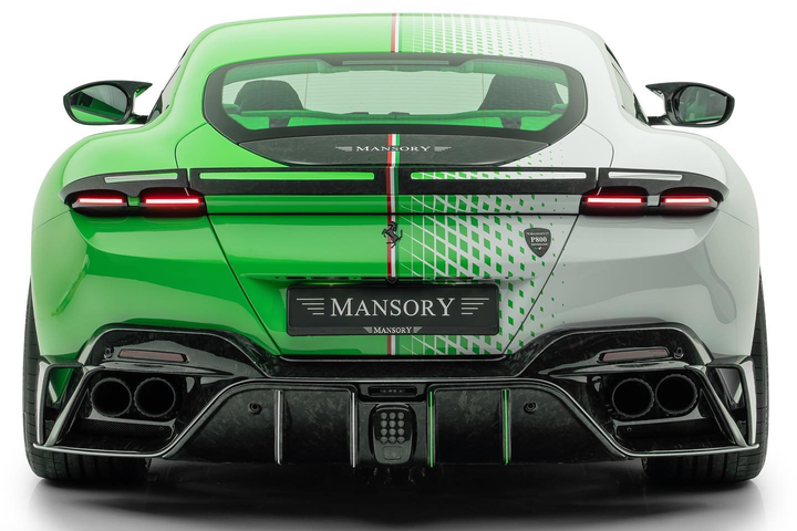 Cận cảnh Ferrari Roma Mansory Tempesta Verde - 4