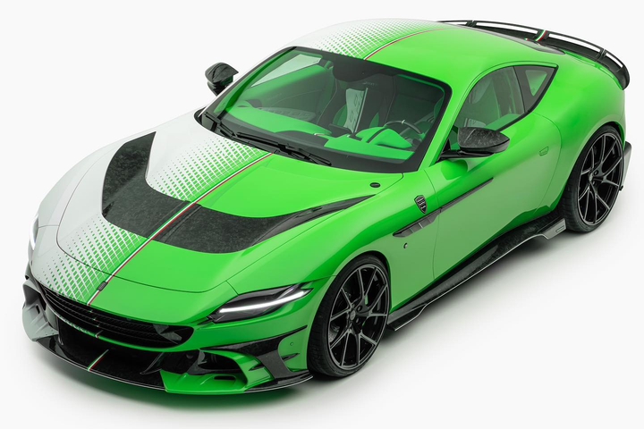 Cận cảnh Ferrari Roma Mansory Tempesta Verde - 7