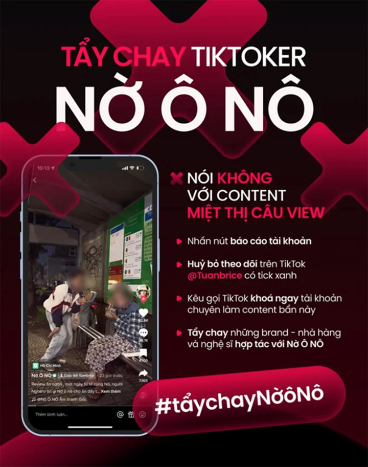 TikTok xác nhận khóa vĩnh viễn tài khoản Nờ Ô Nô - 1