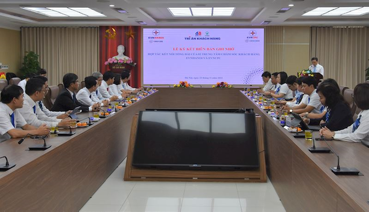 EVNHANOI và EVNCPC hợp tác kết nối Trung tâm Chăm sóc khách hàng - 1