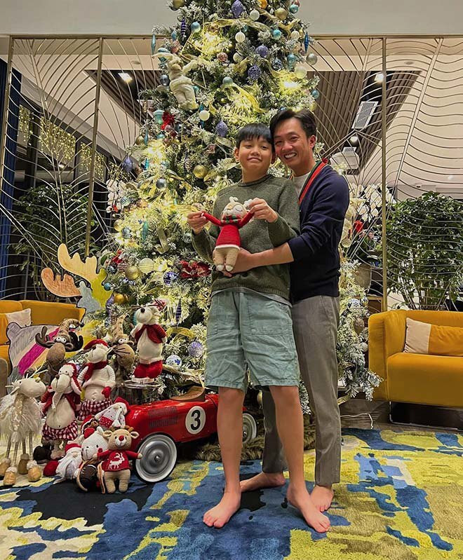 Con trai Hồ Ngọc Hà cao vượt bố dù mới 12 tuổi - 2