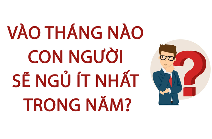 Vào tháng nào con người sẽ ngủ ít nhất trong năm? - 1