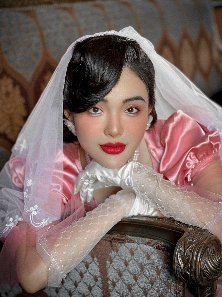 Nhật Hạ gây thương nhớ khi mặc váy cưới vintage đẹp cuốn hút - 1