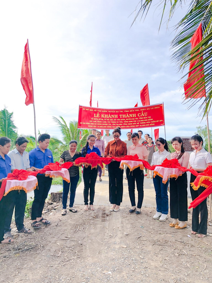 YB Spa khánh thành 2 cây cầu mới tại huyện Ba Tri, Bến Tre - 1
