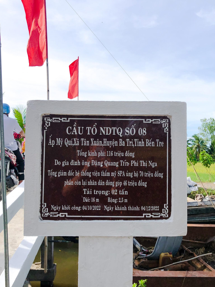 YB Spa khánh thành 2 cây cầu mới tại huyện Ba Tri, Bến Tre - 3