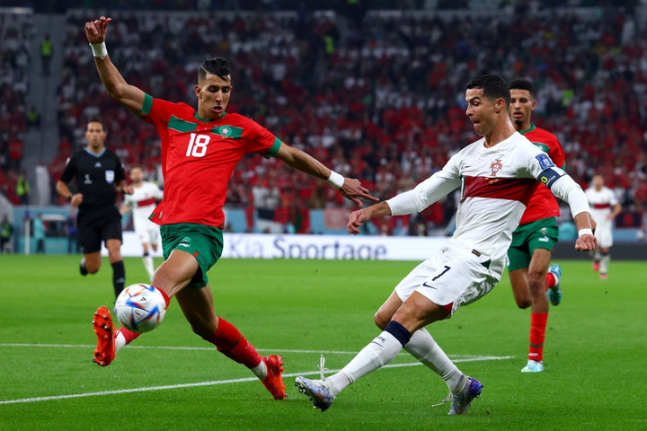 Trực tiếp bóng đá Maroc 1-0 Bồ Đào Nha: Thẻ đỏ phút bù giờ - 3